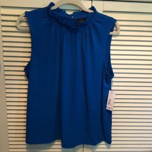 Petite XL Luxury Blue Blouse